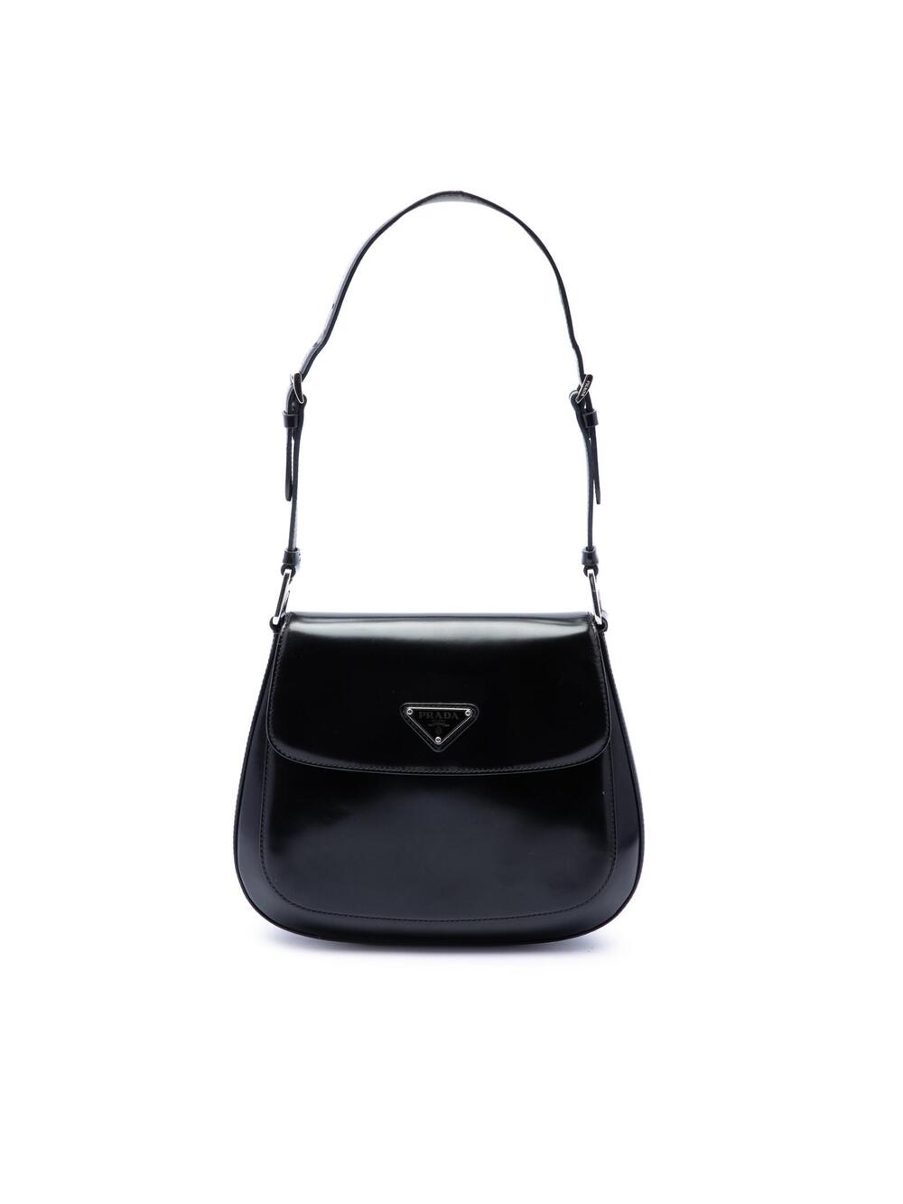 Prada Medium Spazzolato Leather Cleo #358170P12B